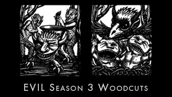 Evil Season 3 Woodcut Animations