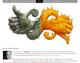 Balvis Rubess Illustration Website Illustration page