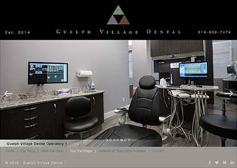Guelph Village Dental Website Tour page