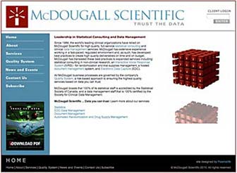 McDougall Scientific website home page