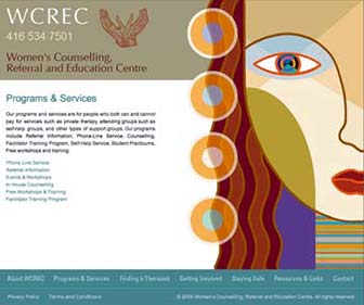 WCREC Website programs and services
