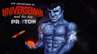 Universeman and his Dog Proton animation