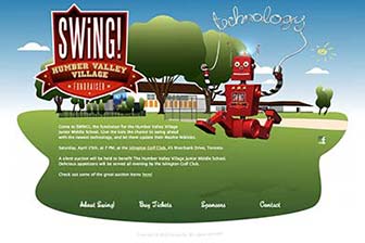 SWING! Humber Valley Middle School Fundraiser website
