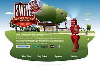 SWING! Humber Valley Middle School Fundraiser website